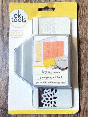 EK Success Tools Large Edge Punch Diamond Flowers 54-50088 NIP